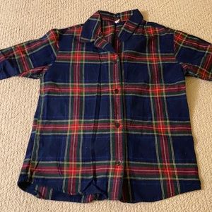 Uniqlo flannel pajama set